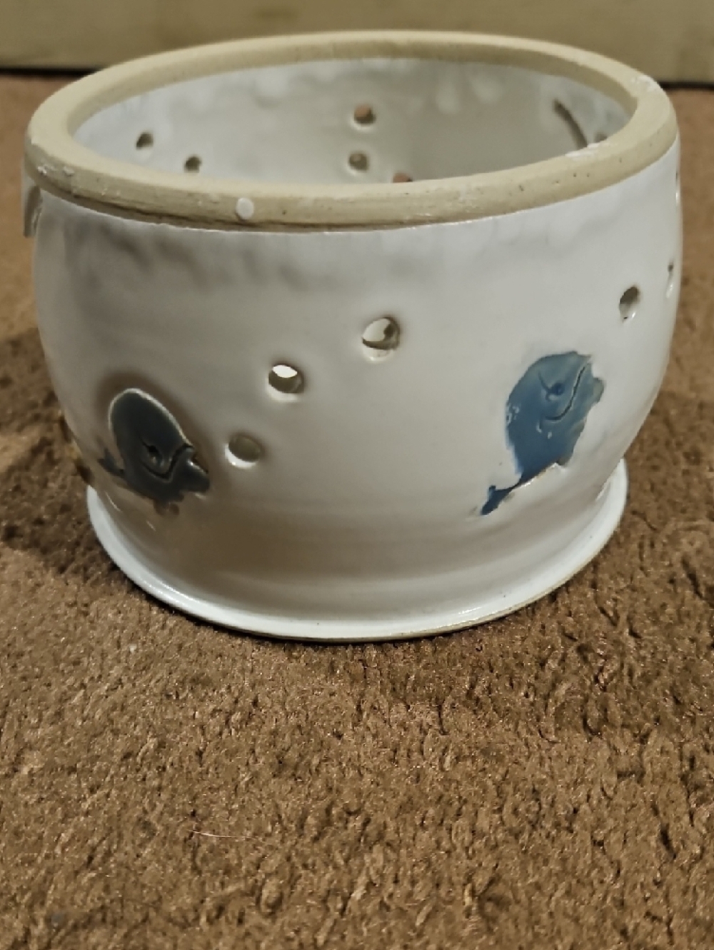 Vintage Nautical Ceramic Candle Holder - Picture 2 of 7